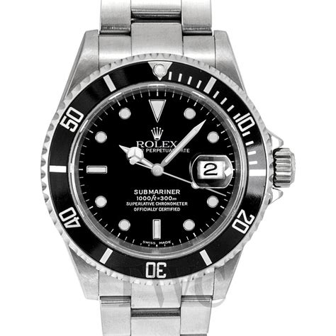 rolex black dial submariner steel|Rolex Submariner black price.